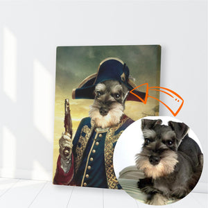 Custom Pet Canvas, Captain Jack