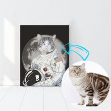 Load image into Gallery viewer, Custom Pet Canvas, Сosmonaut