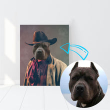 Load image into Gallery viewer, Custom Pet Canvas, Сowboy